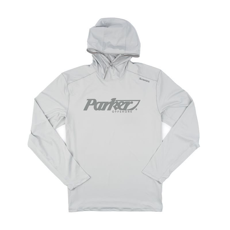 Simms SolarFlex Hoody Tee - Sterling Grey