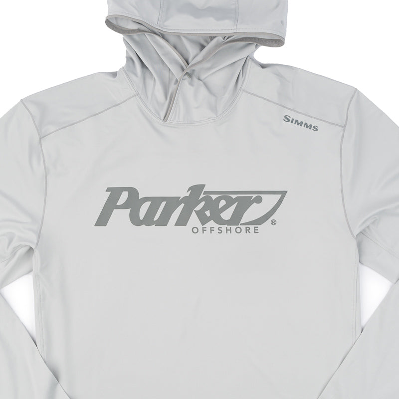 Simms SolarFlex Hoody Tee - Sterling Grey