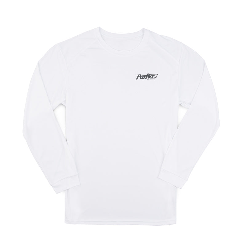 18SE LS Performance Sketch Tee - White