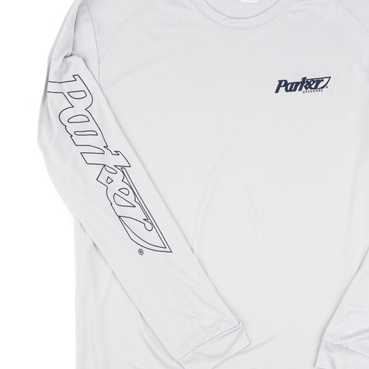 Islander LS Performance Tee - Aluminum
