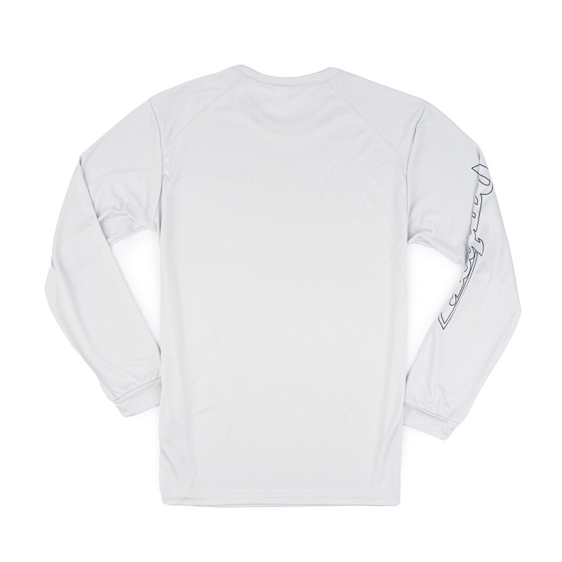 Islander LS Performance Tee - Aluminum