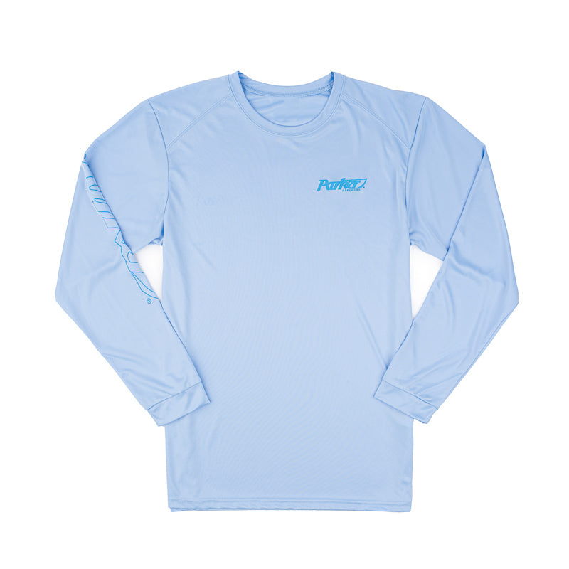 Islander LS Performance Tee - Blue Mist