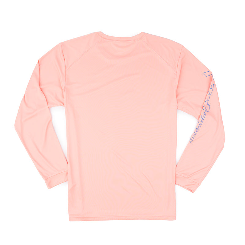 Islander LS Performance Tee - Coral