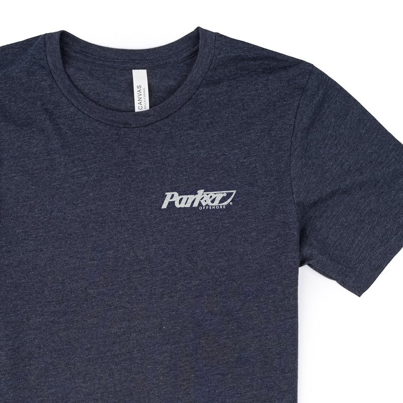 Classic Logo Tee - Heather Midnight Navy