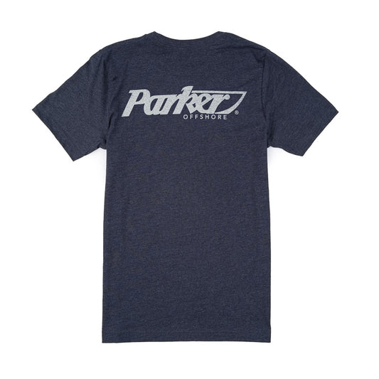 Classic Logo Tee - Heather Midnight Navy