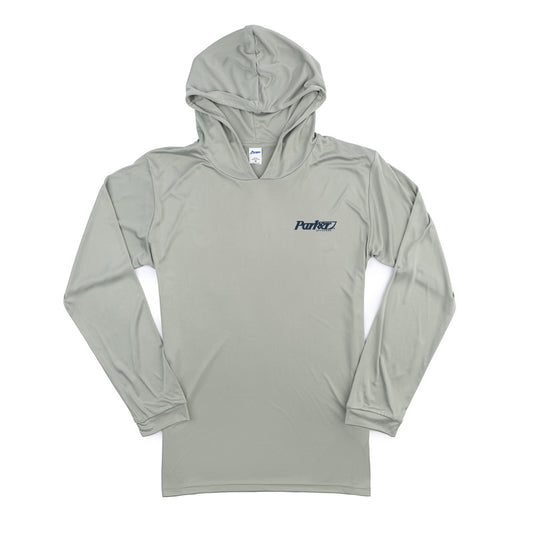 LS UV Cabin Hooded Tee - Medium Grey