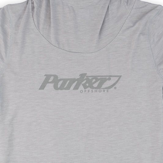 Women's LS Hoodie Tee - Light Grey Heather