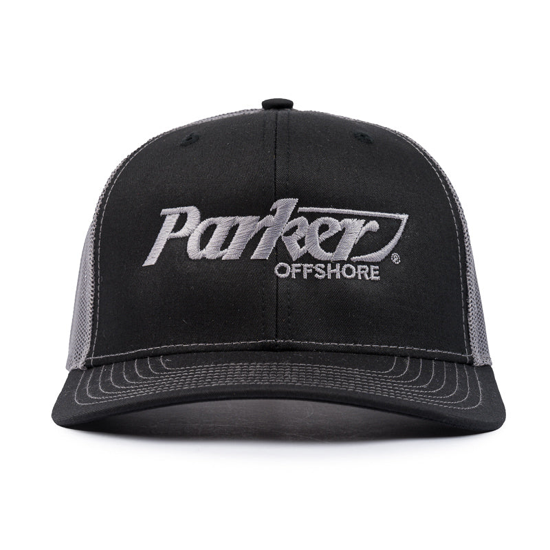 Richardson Trucker Cap - Black / Charcoal
