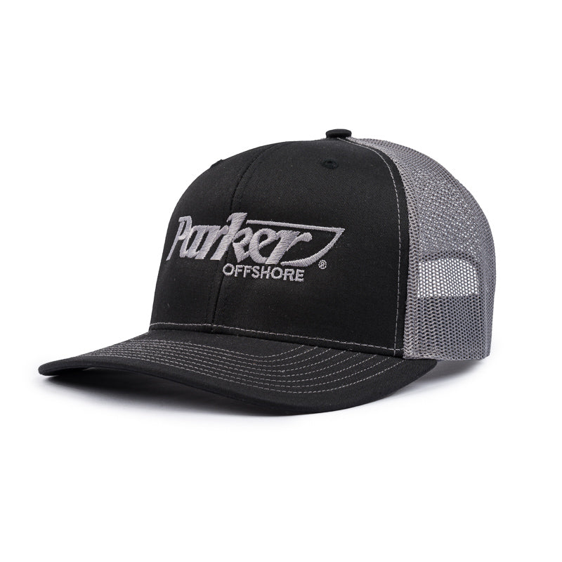 Richardson Trucker Cap - Black / Charcoal