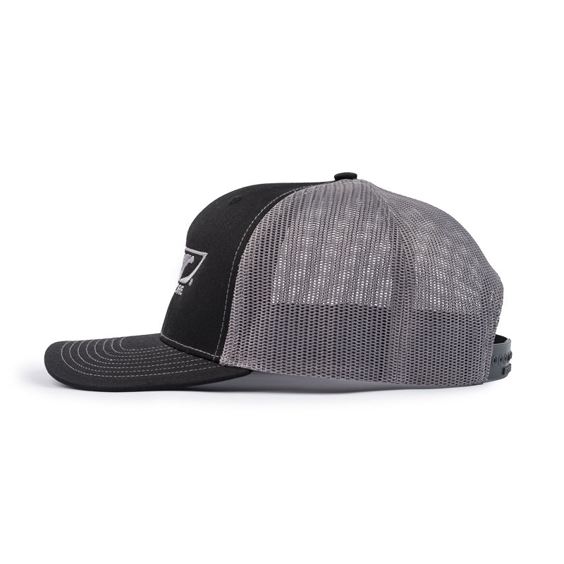 Richardson Trucker Cap - Black / Charcoal