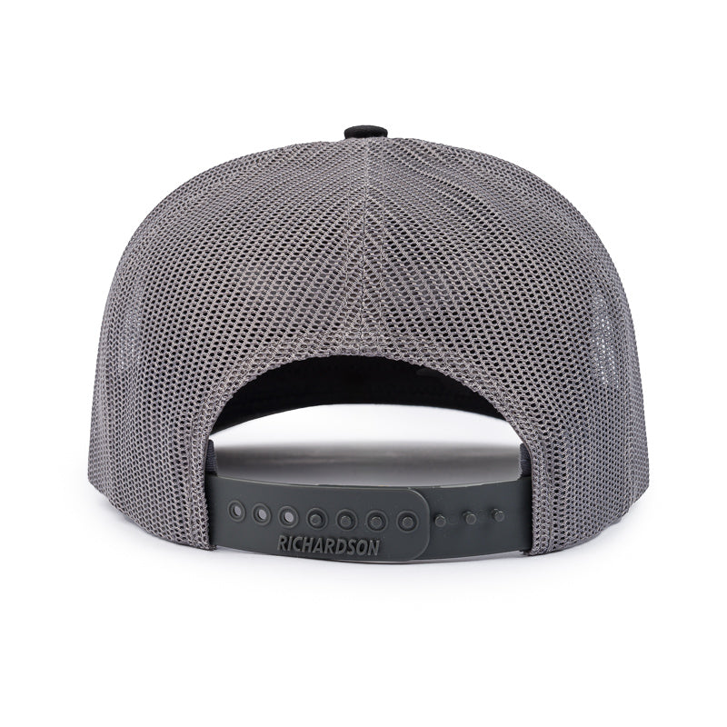 Richardson Trucker Cap - Black / Charcoal