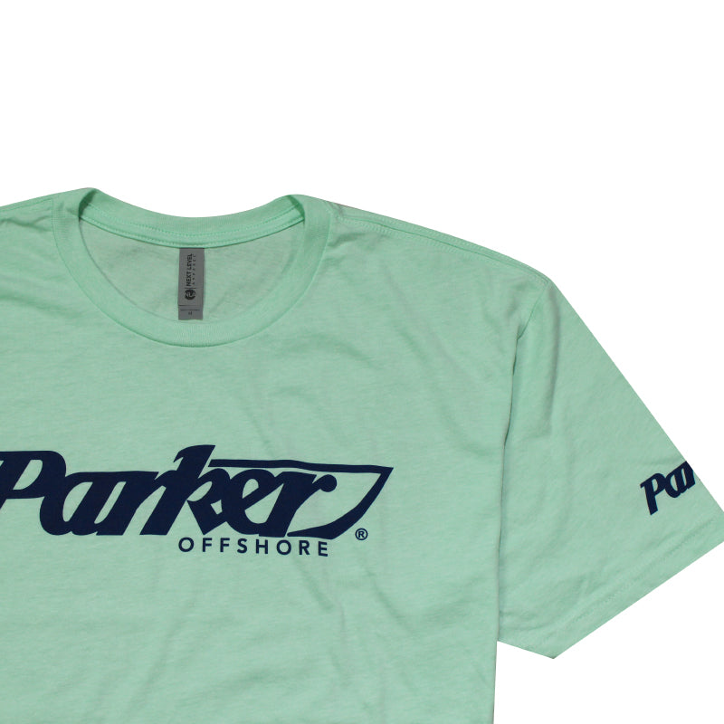 Blended Soft Logo Tee - Mint Green