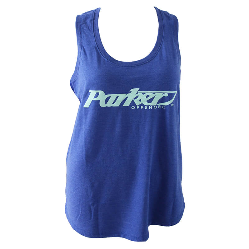 Women's Triblend Tank - Royal Frost