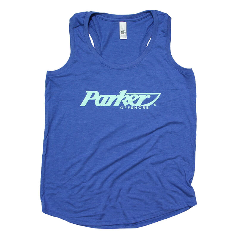 Women's Triblend Tank - Royal Frost