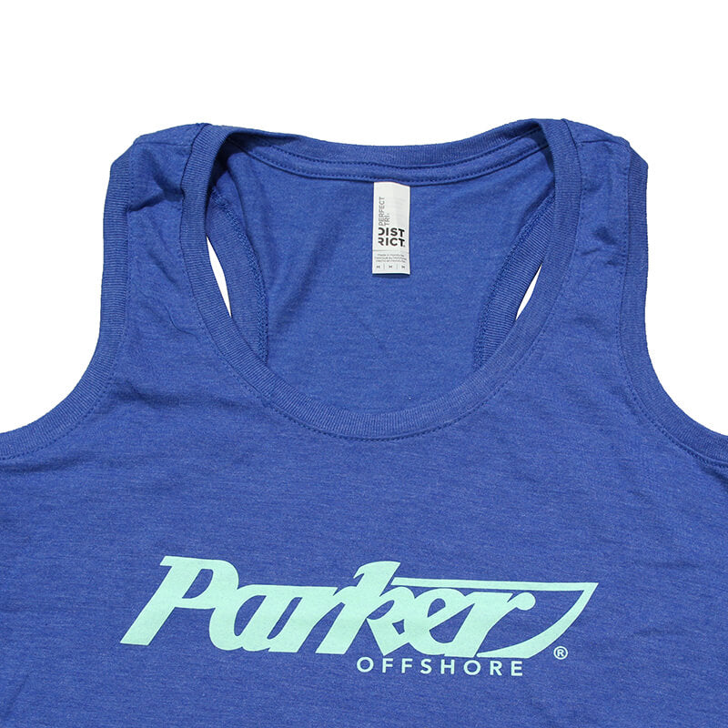 Women's Triblend Tank - Royal Frost