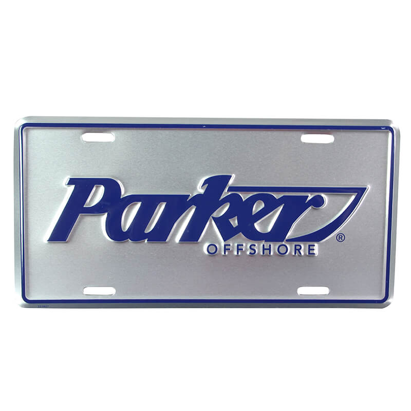 License Plate - Silver