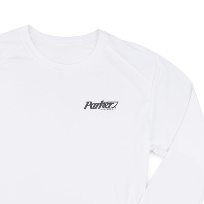 18SE LS Performance Sketch Tee - White - CLEARANCE