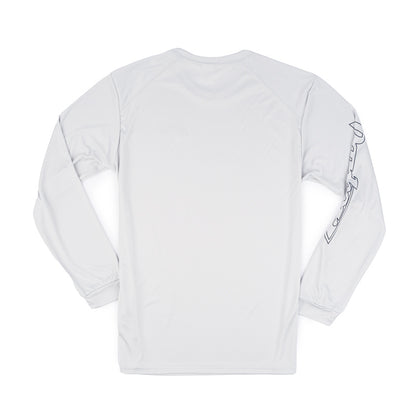 Islander LS Performance Tee - Aluminum