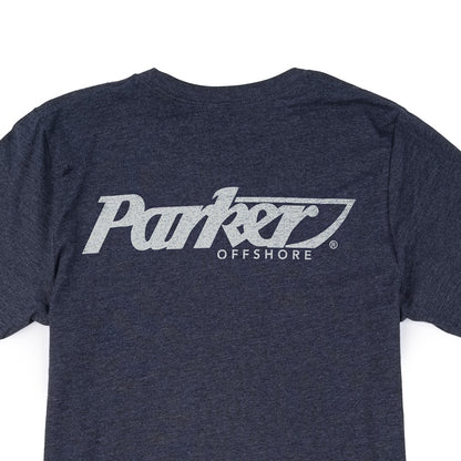 Classic Logo Tee - Heather Midnight Navy