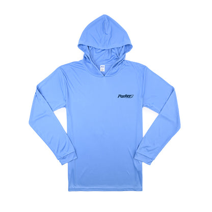 LS UV Console Hooded Tee - Bimini Blue