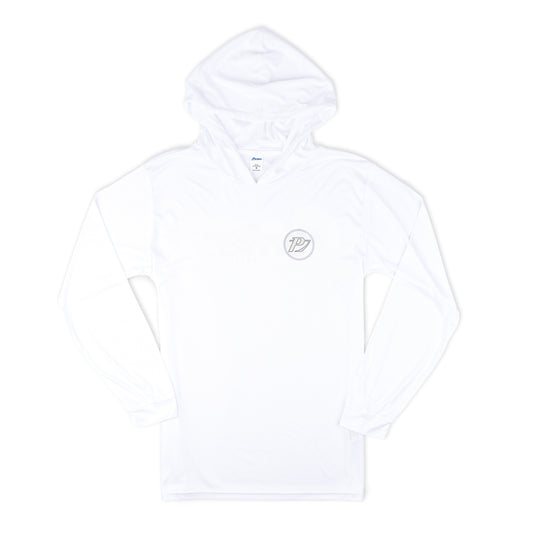 LS Icon Performance Hoodie Tee - White