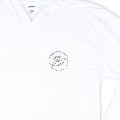 LS Icon Performance Hoodie Tee - White