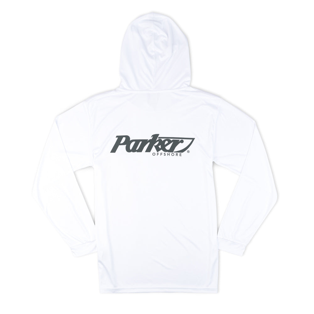 LS Icon Performance Hoodie Tee - White