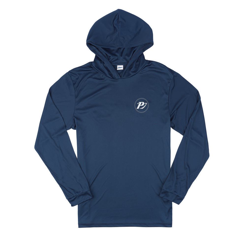 LS Icon Performance Hoodie Tee - Navy
