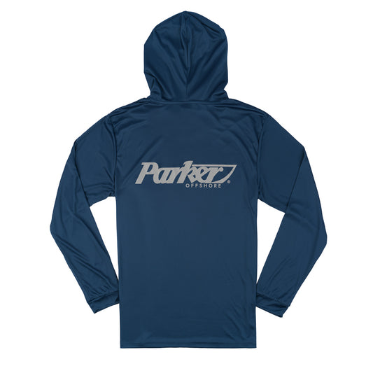 LS Icon Performance Hoodie Tee - Navy