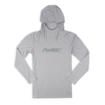 Women's LS Hoodie Tee - Light Grey Heather