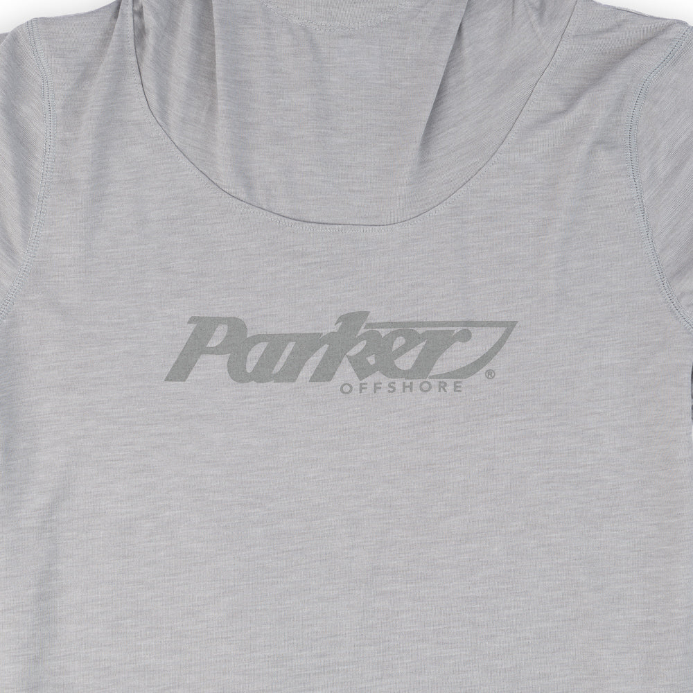 Women's LS Hoodie Tee - Light Grey Heather