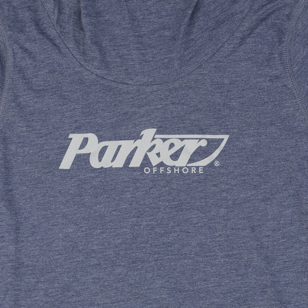 Women's LS Hoodie Tee - Navy Heather