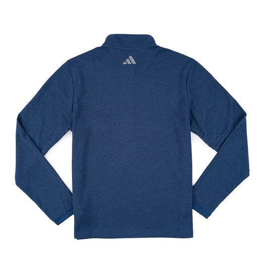 Adidas 1/4 Zip Sweater - Navy Melange