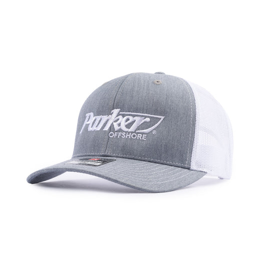 Classic Trucker Cap - Heather Grey / White