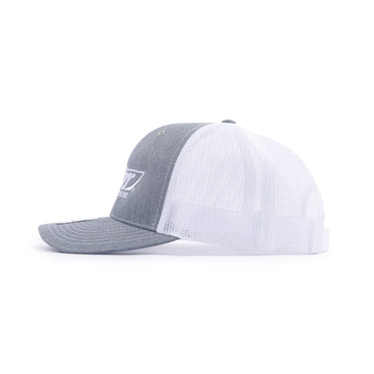 Classic Trucker Cap - Heather Grey / White