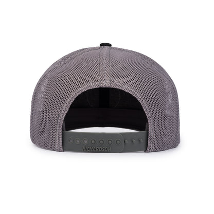 Classic Trucker Patch Cap - Black / Charcoal
