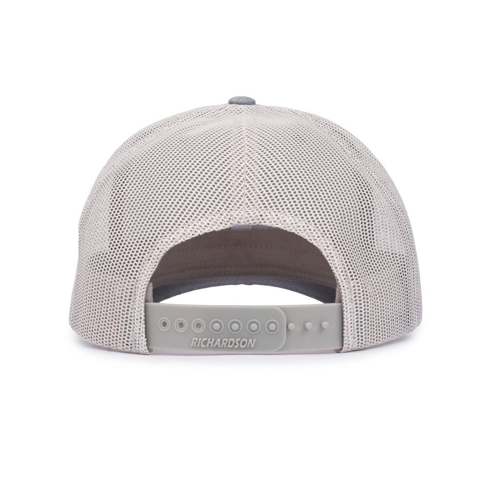 Classic Trucker Patch Cap - Heather Grey / Light Grey