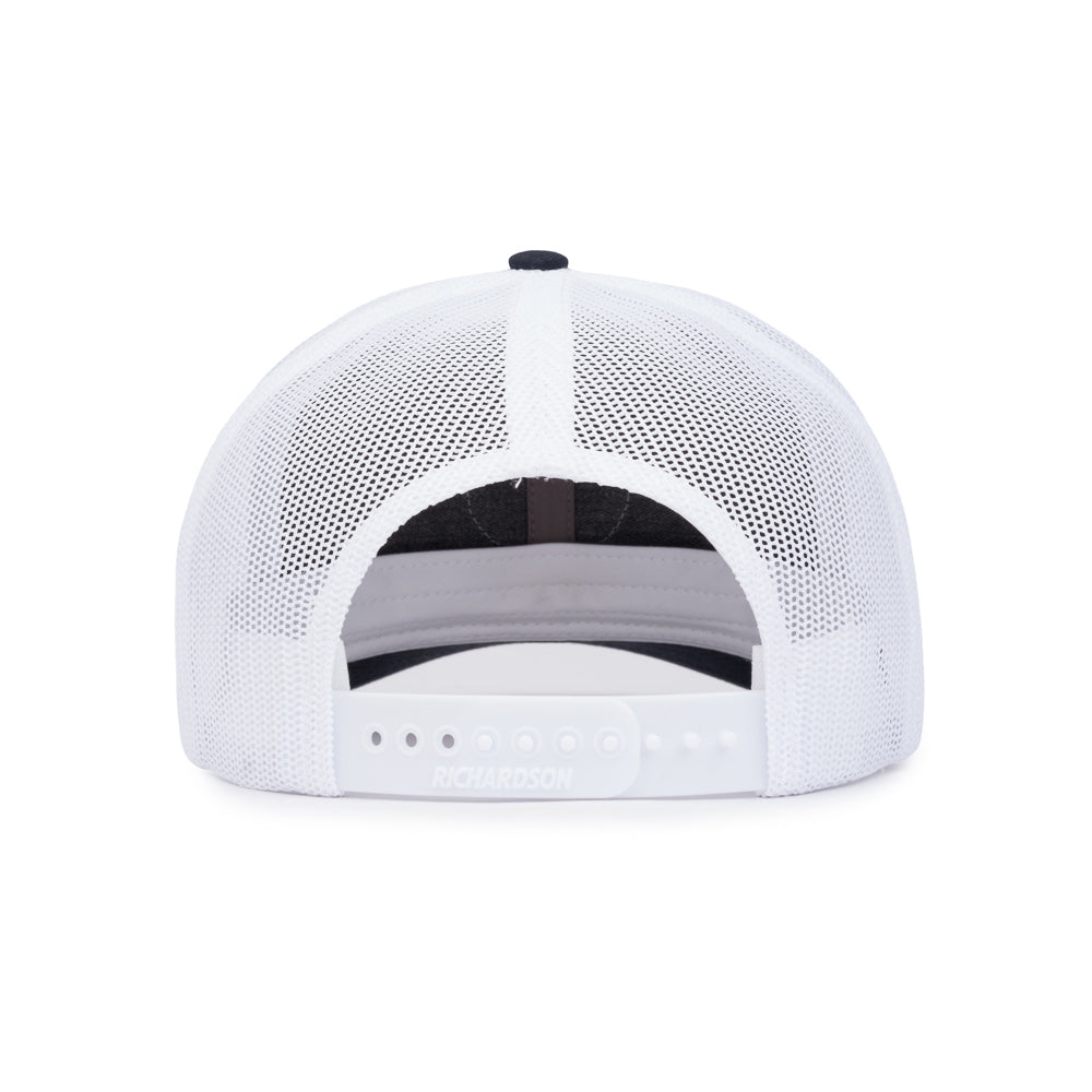 Classic Trucker Patch Cap - Navy / White