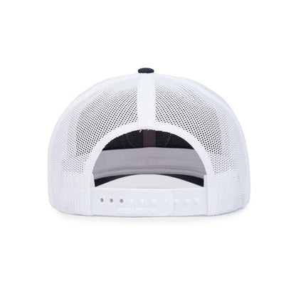 Classic Trucker Patch Cap - Navy / White