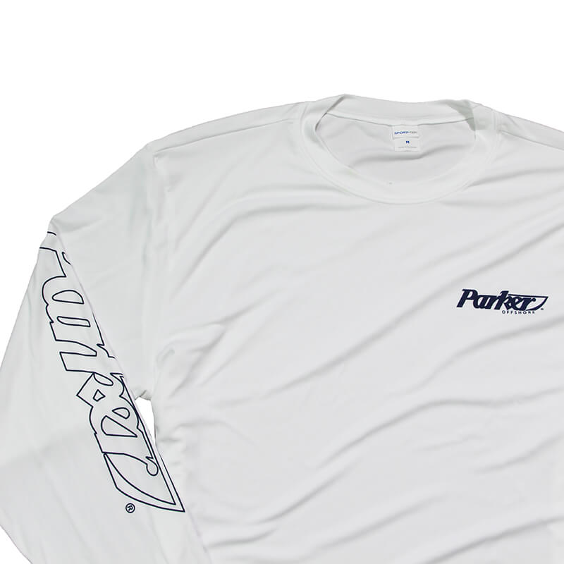 Competitor LS Performance Tee - White - CLEARANCE