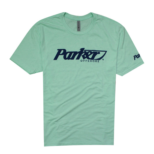 Blended Soft Logo Tee - Mint Green - CLEARANCE