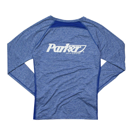 Women's Cool Core LS Tee - Royal Heather - CLEARANCE