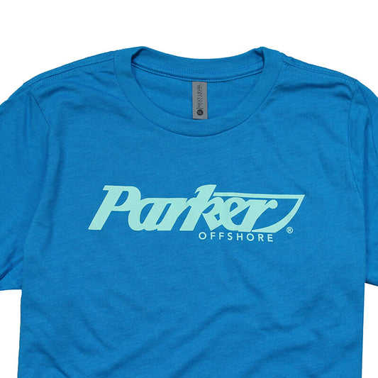 Youth Logo Tee - Turquoise - CLEARANCE
